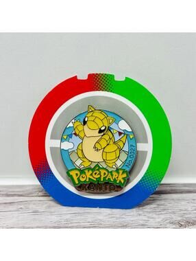 Pokemon PokePark Kanto Sandshrew Official Pin Badge No. 0027 New Japan US Seller